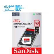تصویر بسته بندی کارت حافظه MicroSDXC سن دیسک مدل Ultra سرعت 140MB/s ظرفیت 128GB