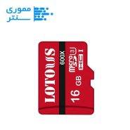 کارت حافظه میکرو لوتوس مدل Memory Micro Lotous U3 600X ظرفیت 16 گیگابایت