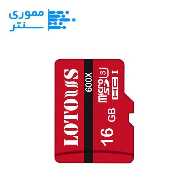 کارت حافظه میکرو لوتوس مدل Memory Micro Lotous U3 600X ظرفیت 16 گیگابایت