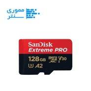 تصویر کارت حافظه MicroSDXC سن دیسک مدل Extreme Pro سرعت 200MB/s ظرفیت 128GB