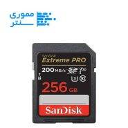 تصویر کارت حافظه SDXC سن دیسک مدل Extreme Pro سرعت 200MB/s ظرفیت 256GB
