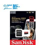 تصویر بسته بندی کارت حافظه MicroSDXC سن دیسک مدل Extreme Pro سرعت 200MB/s ظرفیت 512GB