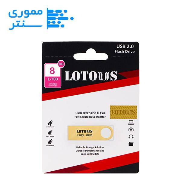 پک محصول فلش مموری لوتوس مدل L703 ظرفیت 8 گیگابایت