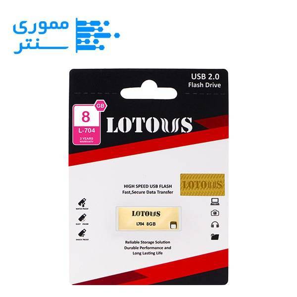 پک محصول فلش مموری لوتوس مدل L704 ظرفیت 8 گیگابایت