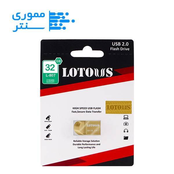 پک محصول فلش مموری لوتوس مدل L807 ظرفیت 32 گیگابایت