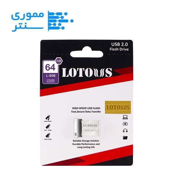 پک محصول فلش مموری لوتوس مدل L808 ظرفیت 64 گیگابایت