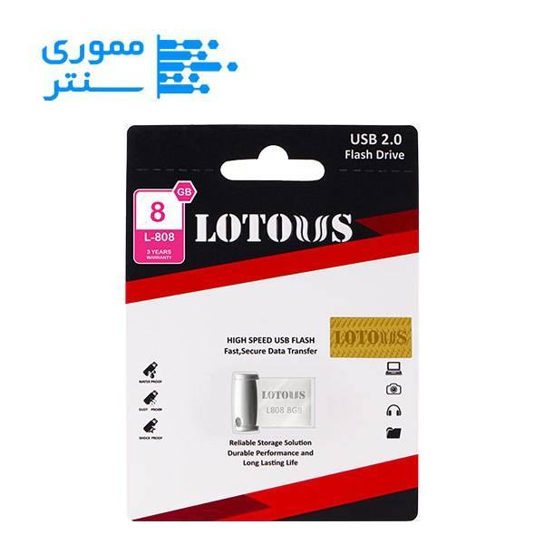 پک محصول فلش مموری لوتوس مدل L808 ظرفیت 8 گیگابایت