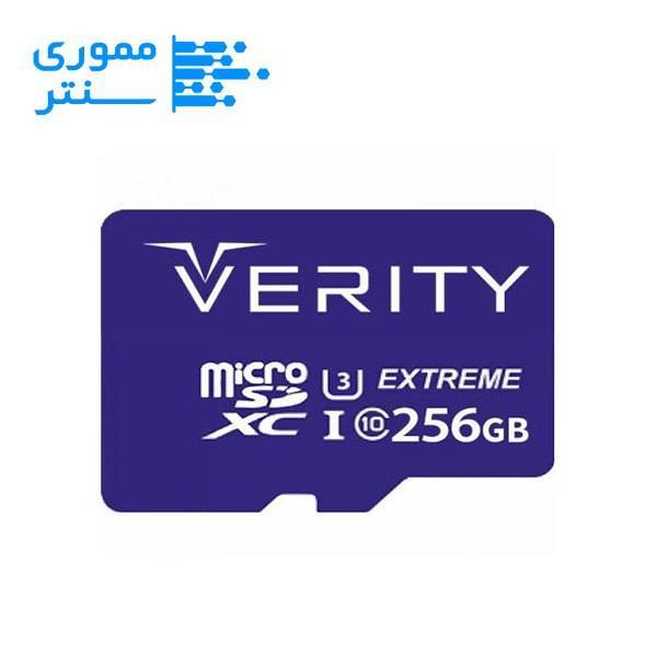 کارت حافظه microSDXC U3 وریتی 256 گیگ – سرعت 80MB/s با آداپتور