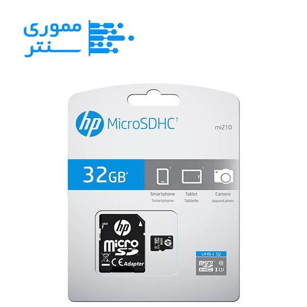 کارت حافظه MicroSDHC اچ پی 32 گیگ مدل U1 - سرعت 85MB/s
