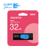 بسته بندی فلش مموری ای دیتا UV320 USB 3.2 ظرفیت 32 گیگابایت رنگ مشکی