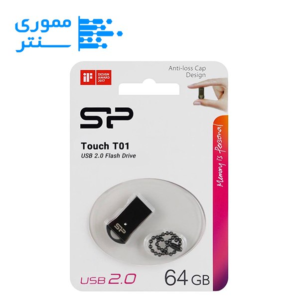 فلش مموری سیلیکون پاور مدل Touch T01 USB 2.0 ظرفیت 64 گیگابایت