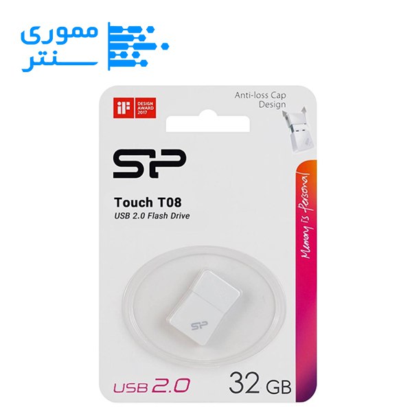 فلش مموری سیلیکون پاور مدل Touch T08 USB 2.0 ظرفیت 32 گیگابایت