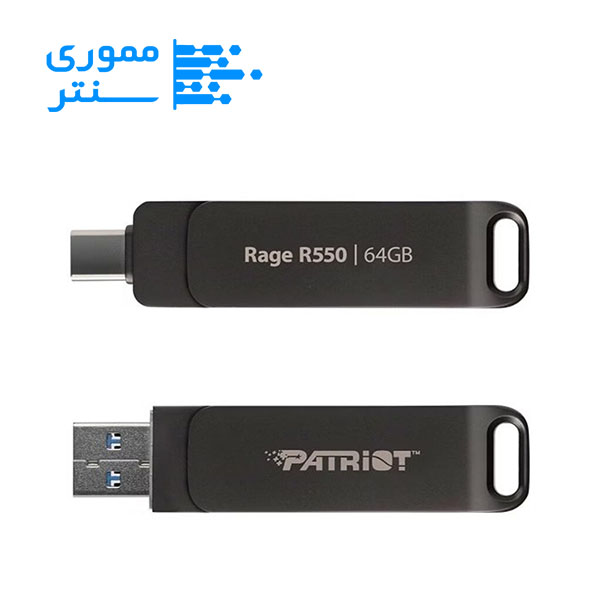 فلش مموری پاتریوت مدل PAGE R550 ظرفیت 64 گیگابایت USB 3.2 Type-C