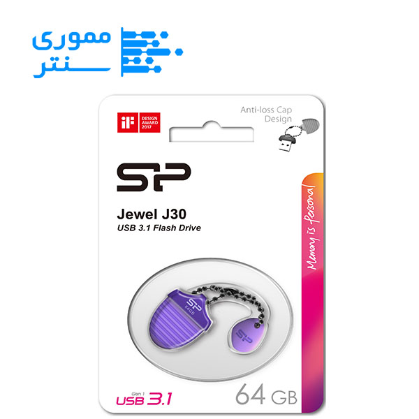 فلش مموری سیلیکون پاور مدل Jewel J30 USB 3.1 ظرفیت 64 گیگابایت