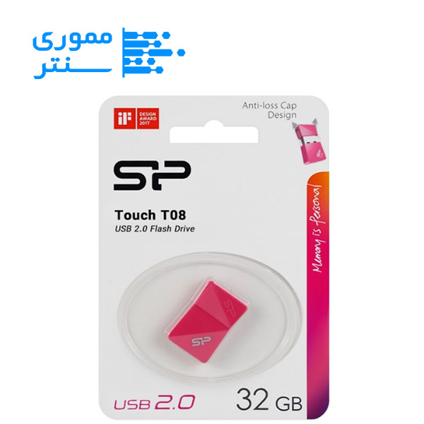فلش مموری سیلیکون پاور مدل Touch T08 USB 2.0 ظرفیت 32 گیگابایت