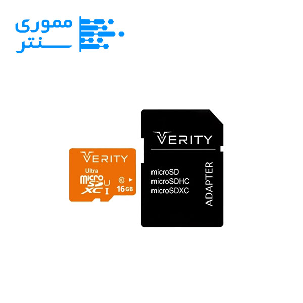 کارت حافظه microSDHC وریتی 16 گیگ مدل U1 سرعت 95MB/s با آداپتور