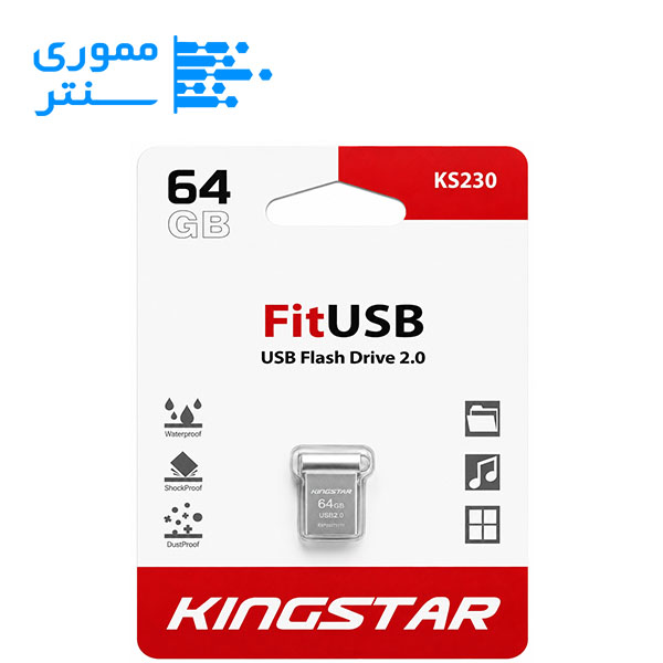 فلش مموری کینگ استار مدل KS230 USB 2.0 ظرفیت 64 گیگابایت