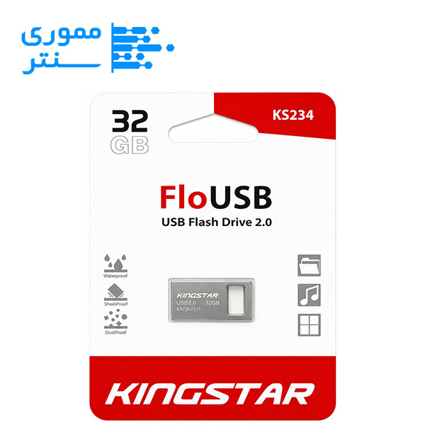 فلش مموری کینگ استار مدل KS234 USB 2.0 ظرفیت 32 گیگابایت