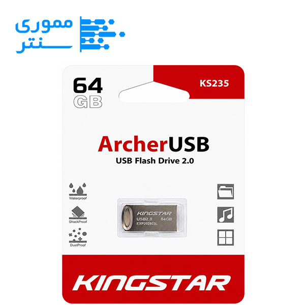 فلش مموری کینگ استار مدل KS235 USB 2.0 ظرفیت 64 گیگابایت
